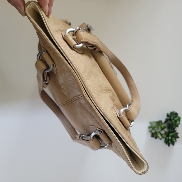 DKNY Tan Leather Tote - Picture 13 of 16